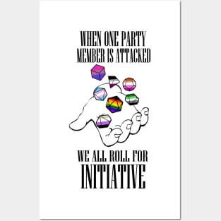 Roll for Initiative! Pride ver. 1 Posters and Art